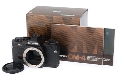 Lot 130 - An Olympus OM-4 35mm SLR Camera Body