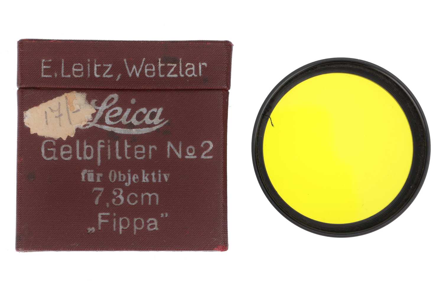 Lot 34 - A Leitz Wetzlar "FIPPA" Yellow Filter No. 2