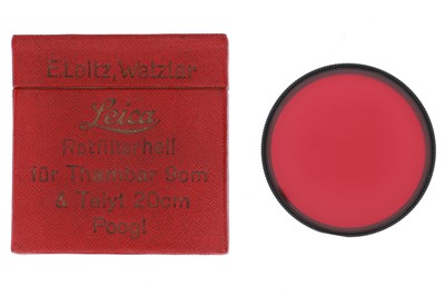 Lot 35 - A Leitz Wetzlar "POOGL" Dark Red Filter
