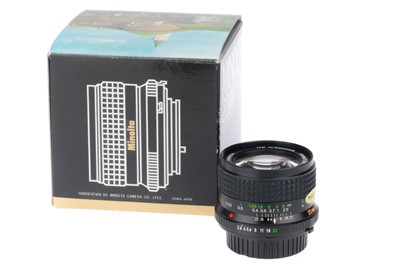 Lot 211 - A Minolta MD W.Rokkor 20mm f/2.8 Lens