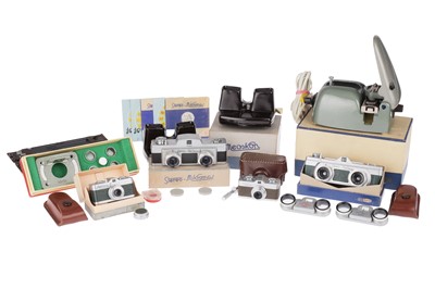 Lot 414 - A Collection of Meopta Mikroma Sub-Miniature Cameras