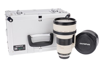 Lot 253 - An Olympus Zuiko Auto-T f/2 180mm Lens
