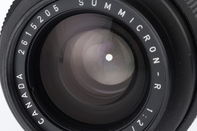 Lot 22 - A Leitz Canada Summicron-R f/2 35mm Lens