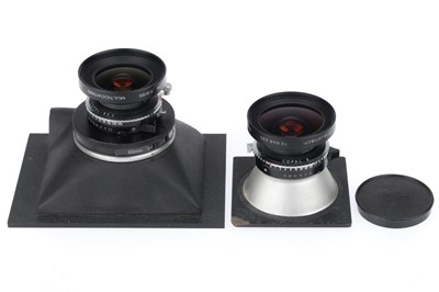 Lot 225 - A Pair of Schneider-Kreuznach Super-Angulon Lenses