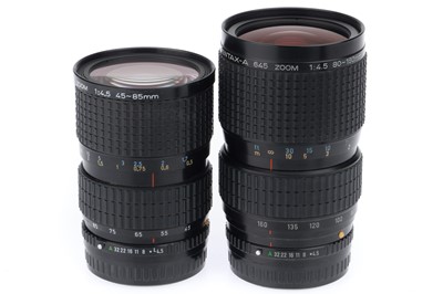 Lot 226 - A Pair of Pentax 645 Zoom Lenses