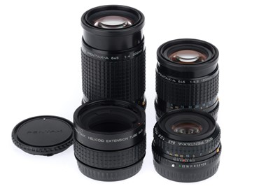 Lot 228 - A Group of Pentax 645 Prime Lenses
