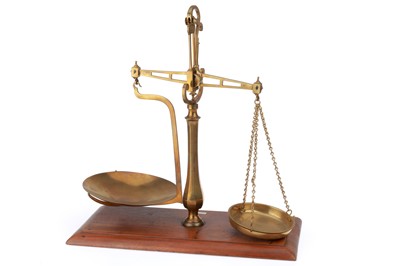Lot 456 - Victorian Brass Shop Scales