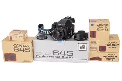 Lot 310 - A Contax 645 Medium Format Camera