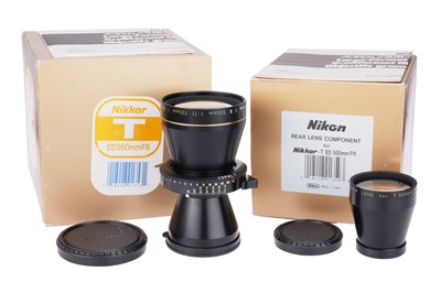 Lot 394 - A Nikon Nikkor-T ED f/8 360mm f/11 500mm Lens Set