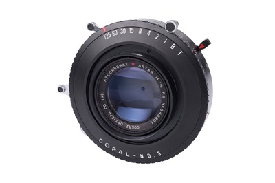 Lot 391 - A Goerz Apochromat Artar f/9 14" Lens