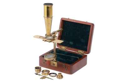 Lot 200 - A Pocket Microscope By Cary, London