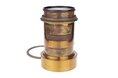 Lot 479 - A Ross No.3 Cabinet Waterhouse Stop Brass Lens