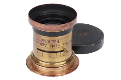 Lot 193 - A Busch Rapid Aplanat f/8 No3 10 inch Brass Lens