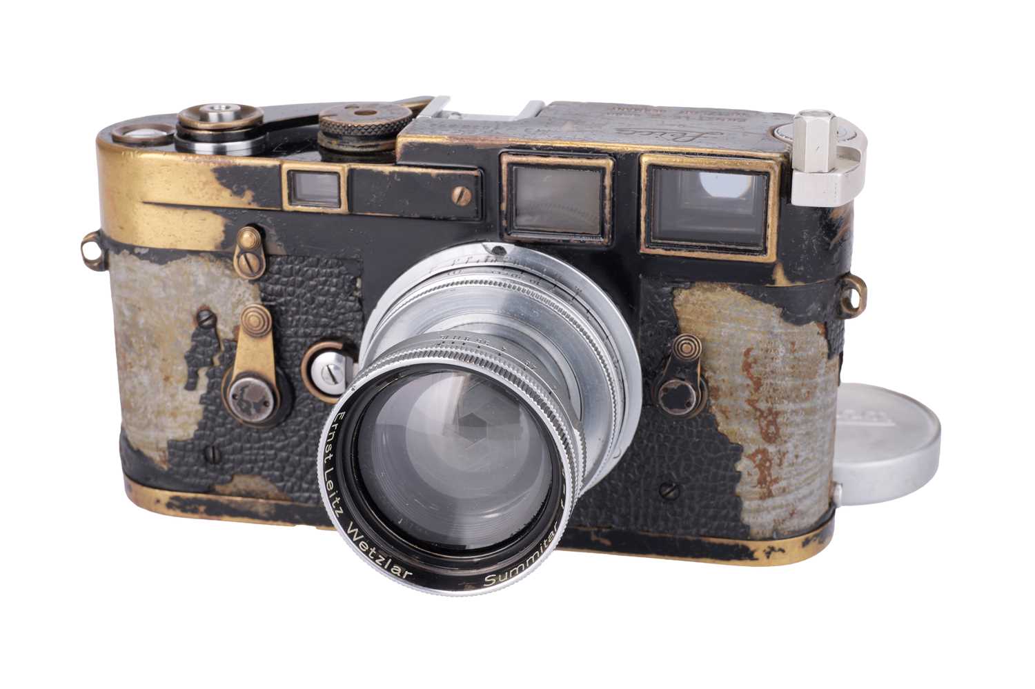 Lot 27 - A Leica M3 Black Paint Rangefinder Body