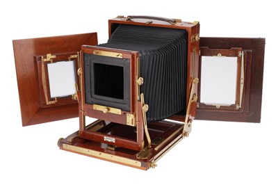 Lot 364 - A Gandolfi 8x10" Mahogany Field Camera