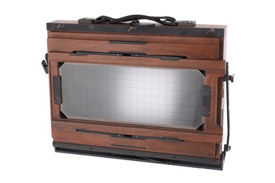 Lot 359 - A K.B. Canham 4x10" 'Wood' Large Format Back Adapter