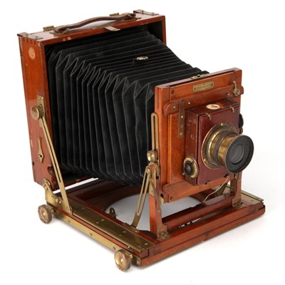 Lot 289 - A Houghtons Tropical Victo Half Plate Teak Field Camera