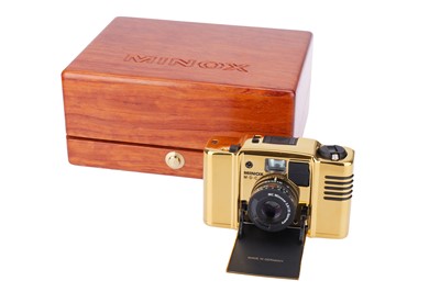 Lot 250 - A Minox M.D.C Gold Compact 35mm Camera