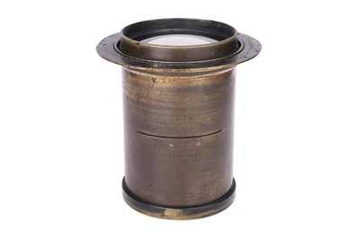 Lot 480 - A Ross London 12x10 S.A. Doublet Waterhouse Stop Brass Lens