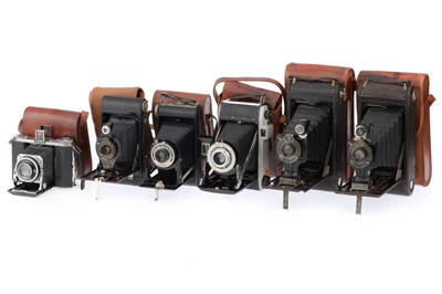 Lot 133 - A Group of Folding Cameras