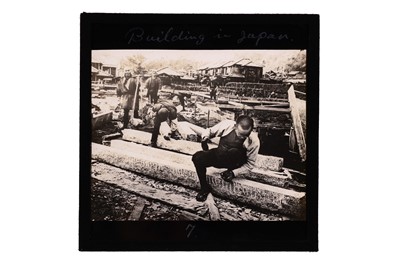 Lot 158 - Building in Japan, 20 Magic Lantern Slides