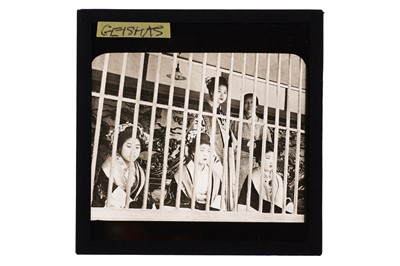Lot 159 - Geishas, Magic Lantern Slides