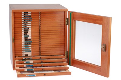 Lot 377 - Large Cabinet of Microscope Slides