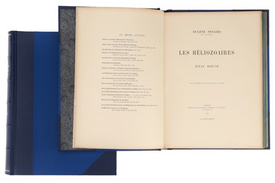 Lot 304 - Penard, Eugene, Presentation copy of Faune Rhizopodique du Bassin du Léman, and another