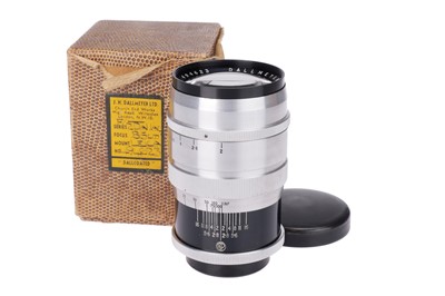 Lot 125 - A J.H. Dallmeyer Dallac f/2 85mm Lens