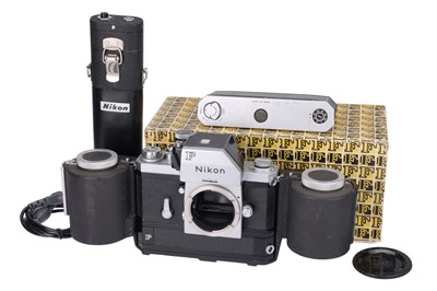 Lot 150 - A Nikon F SLR Camera w/Nikon F-250 Motor Drive