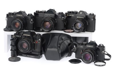 Lot 49 - A Group of 35mm SLR Cameras