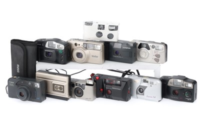 Lot 50 - A Group of Comact Film Cameras