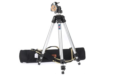 Lot 228 - A Manfrotto 144 Tripod and 168 Ballhead