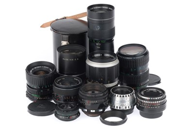 Lot 141 - A Selection of Camera Lenses