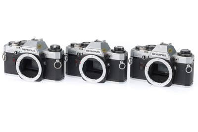 Lot 87 - A Group of Olympus OM-10 Camera Bodies