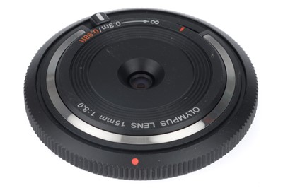 Lot 205 - An Olympus f/8 15mm Bodycap Lens