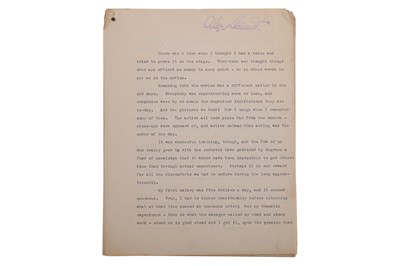 Lot 88 - Unpublished Lifestory of the American Actress Pearl White