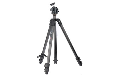 Lot 241 - A Manfrotto Carbon One 443 Tripod and Giotto MH-1000 Head