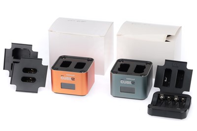 Lot 244 - A Pair of Hahnel Cube2 Camera Battery Chargers