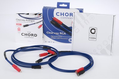Lot 408 - Two Pairs of Chord Clearway Hi Fi Interconnect Cables