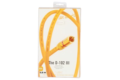 Lot 411 - A Pair of Van den Hul "The D-102 III" Hi Fi Interconnect Cables