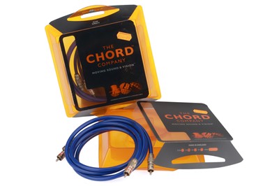 Lot 416 - Two Pairs of Chord Hi Fi Interconnect Cables