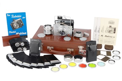 Lot 330A - A Plaubel Makina III Medium Format Camera Outfit
