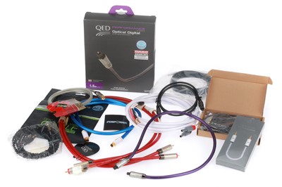 Lot 473 - A Selection of Mixed Hi Fi Interconnect Cables