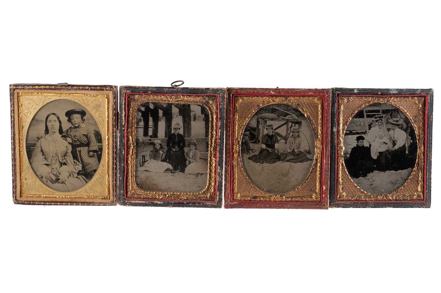 Lot 12 - Collection of 8 Sixth Plate Ambrotypes,