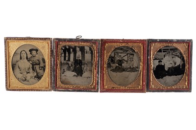 Lot 12 - Collection of 8 Sixth Plate Ambrotypes