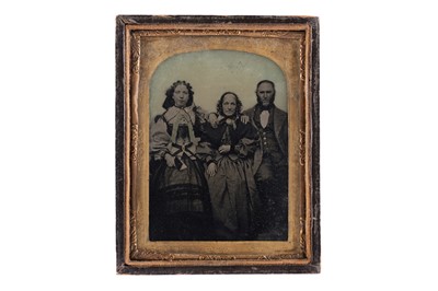 Lot 13 - Collection of 4 Quarter Plate Ambrotypes