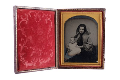 Lot 14 - Collection of 3 Quarter Plate Ambrotypes