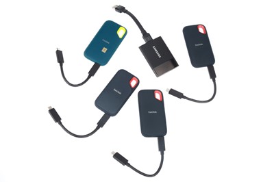 Lot 289 - A Group of SSD Portable Storage Devices