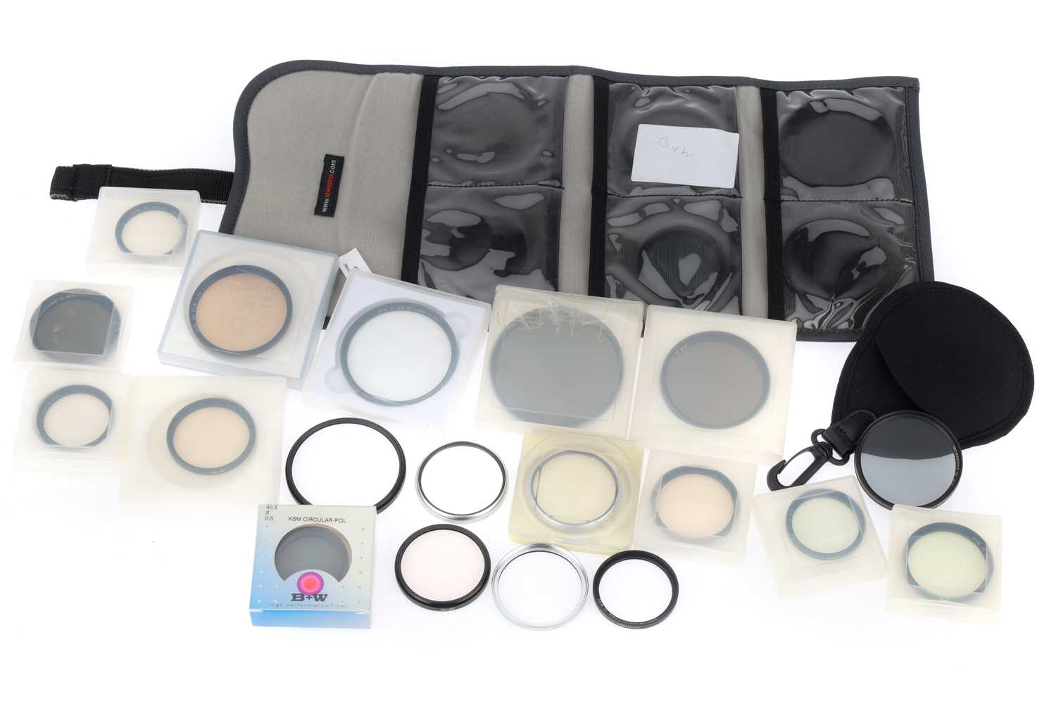 Lot 295 - A Selection of B&W Circular Filters,